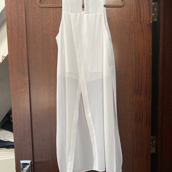 bar III off-white tunic with sheer layer - Picture 6 of 8